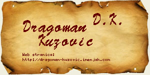 Dragoman Kuzović vizit kartica